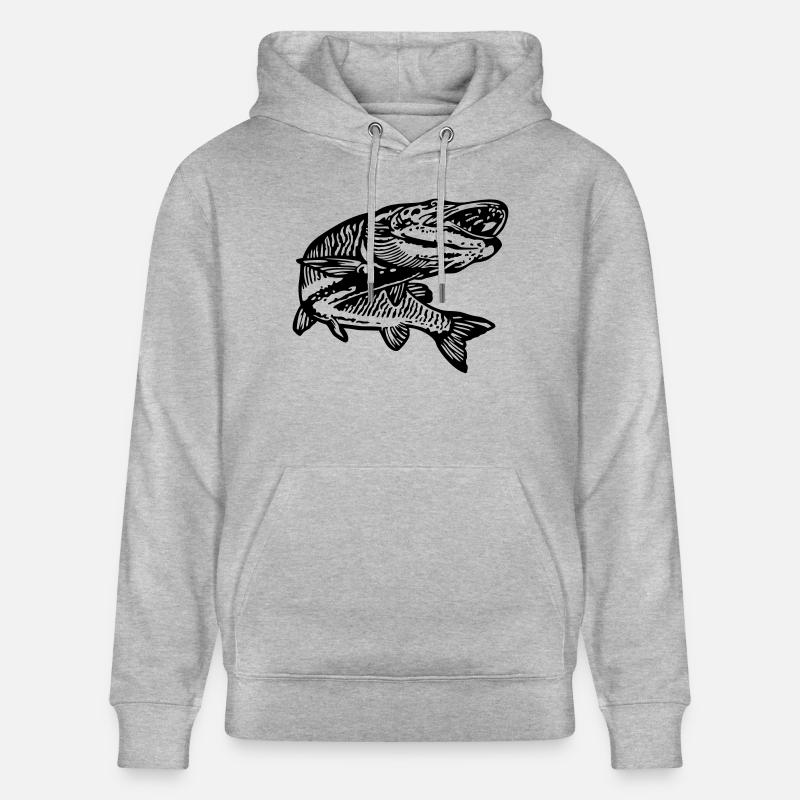 Hecht - Sweat à capuche bio CRUISER Stanley/Stella Unisexe - gris chiné