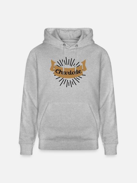 charlotte - Stanley/Stella Unisex Bio-Hoodie CRUISER  - Grau meliert
