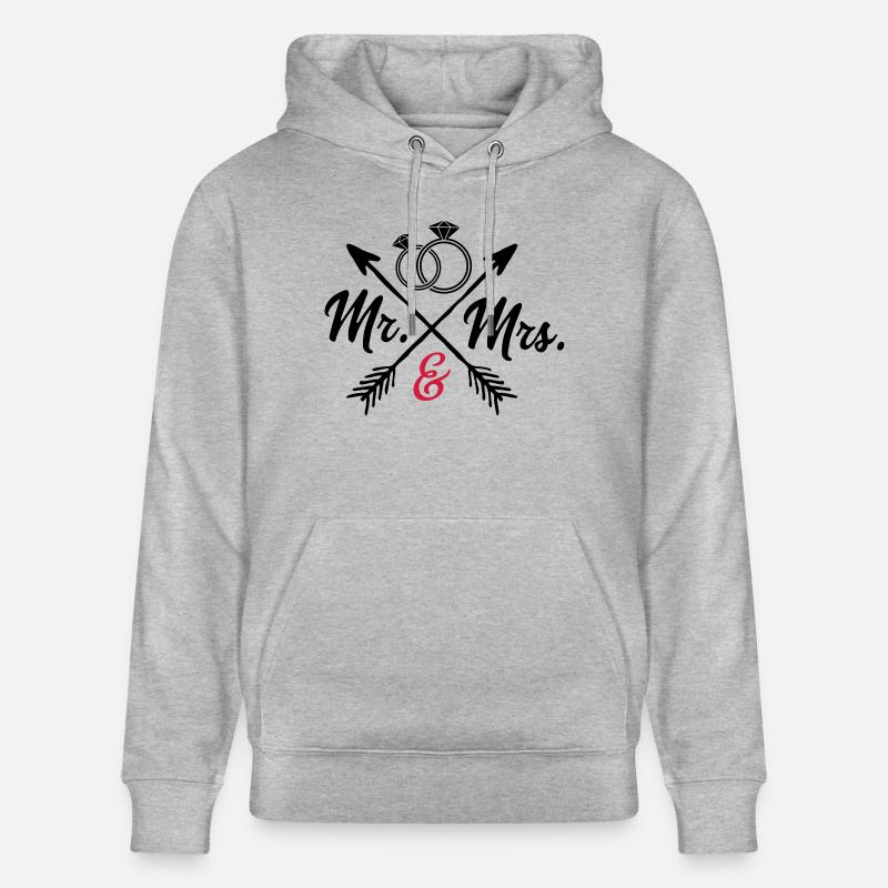 M. Et Mme. - Sweat à capuche bio CRUISER Stanley/Stella Unisexe - gris chiné