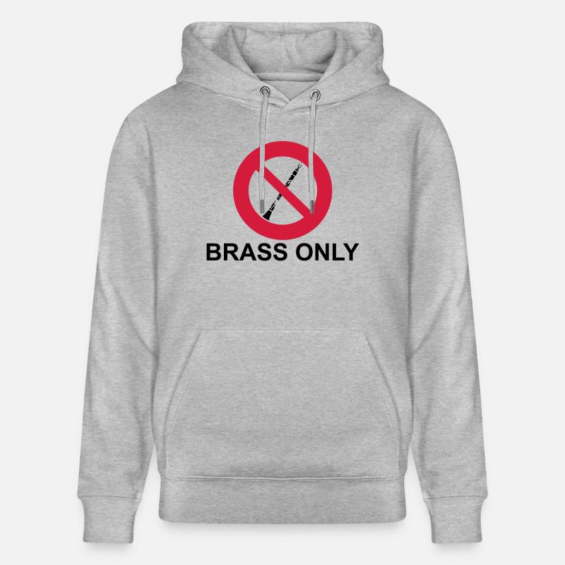 Brass Only - Sweat à capuche bio CRUISER Stanley/Stella Unisexe - gris chiné