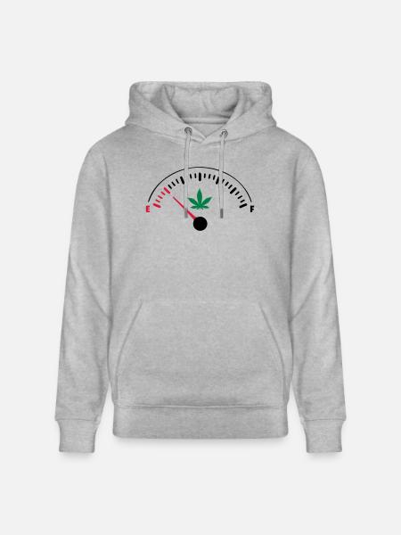 EMPTY Ganja - Stanley/Stella Unisex Bio-Hoodie CRUISER  - Grau meliert