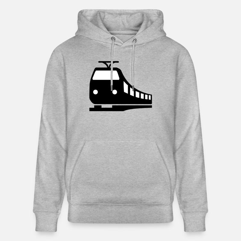 train - Sweat à capuche bio CRUISER Stanley/Stella Unisexe - gris chiné