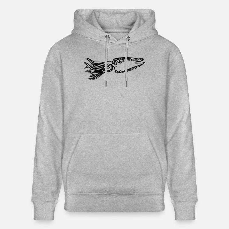 calamar - Sweat à capuche bio CRUISER Stanley/Stella Unisexe - gris chiné