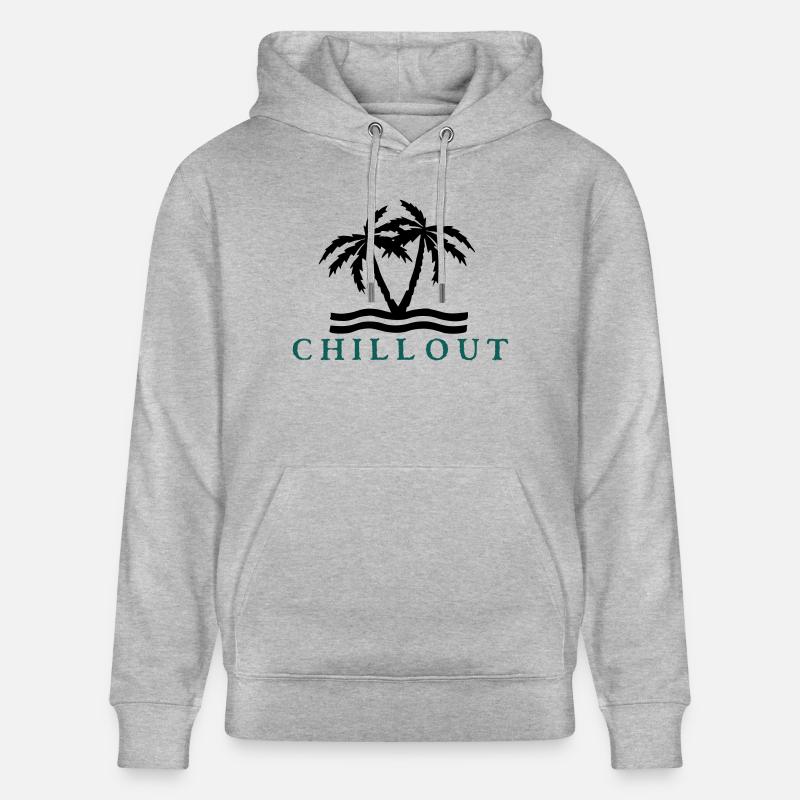 chill_out_vec_2 fr - Sweat à capuche bio CRUISER Stanley/Stella Unisexe - gris chiné