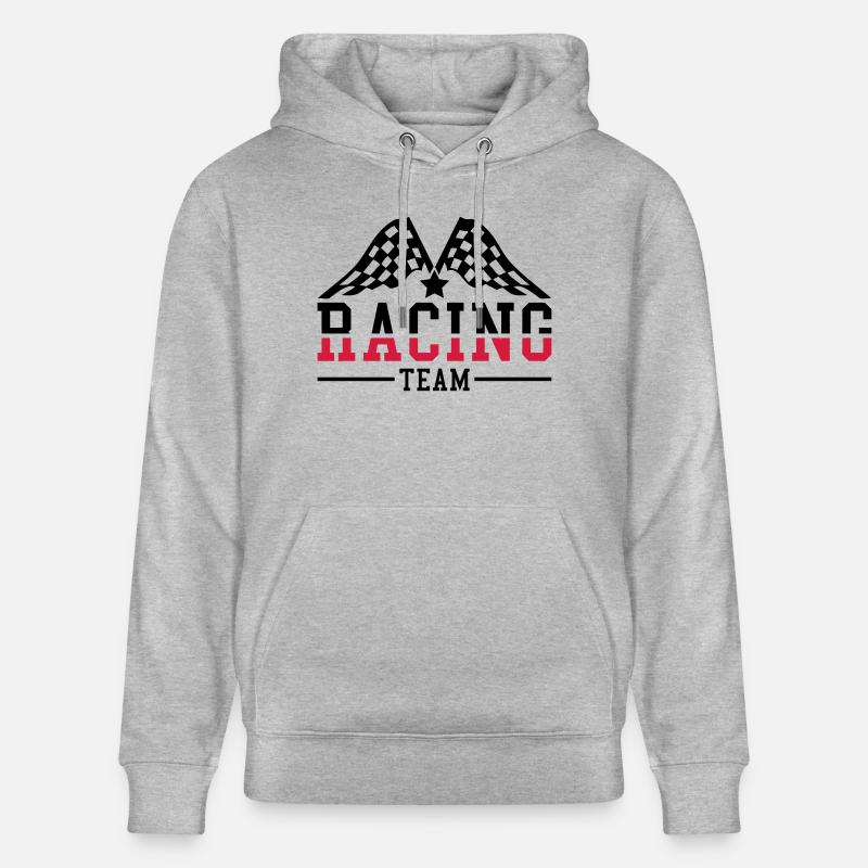 racing_team_ri2 - Sweat à capuche bio CRUISER Stanley/Stella Unisexe - gris chiné
