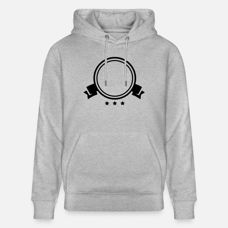 empty_cycle_f1 - Sweat à capuche bio CRUISER Stanley/Stella Unisexe - gris chiné