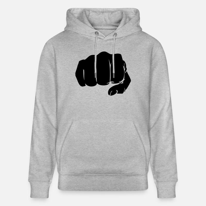 faust_01 - Sweat à capuche bio CRUISER Stanley/Stella Unisexe - gris chiné