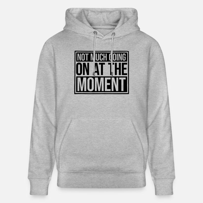Not much going on - Stanley/Stella Unisex Bio-Hoodie CRUISER  - Grau meliert
