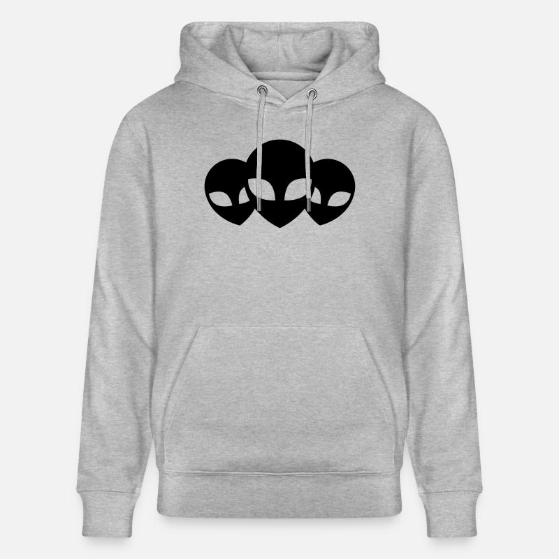 3 Amis de l’équipe Aliens - Sweat à capuche bio CRUISER Stanley/Stella Unisexe - gris chiné