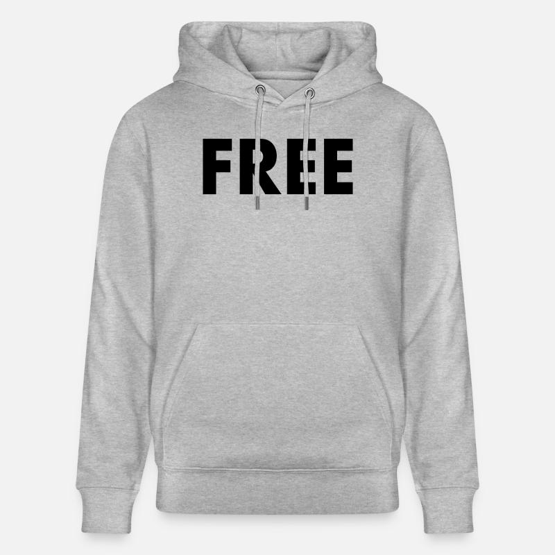 Free - Sweat à capuche bio CRUISER Stanley/Stella Unisexe - gris chiné