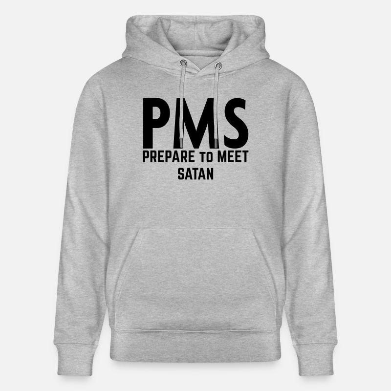PMS - Sweat à capuche bio CRUISER Stanley/Stella Unisexe - gris chiné
