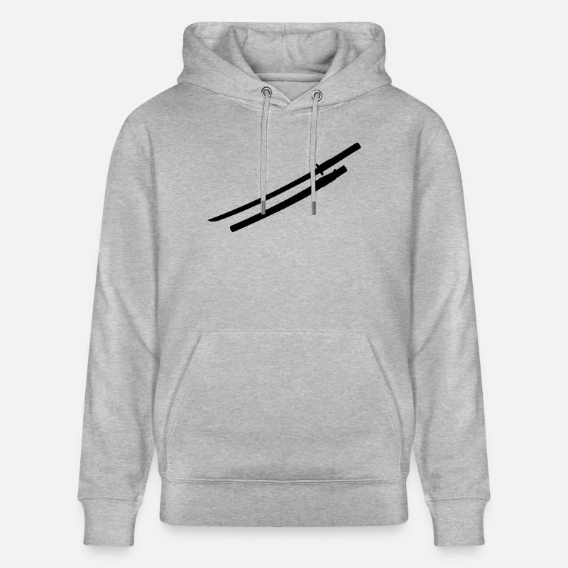 Samurai épée - Sweat à capuche bio CRUISER Stanley/Stella Unisexe - gris chiné