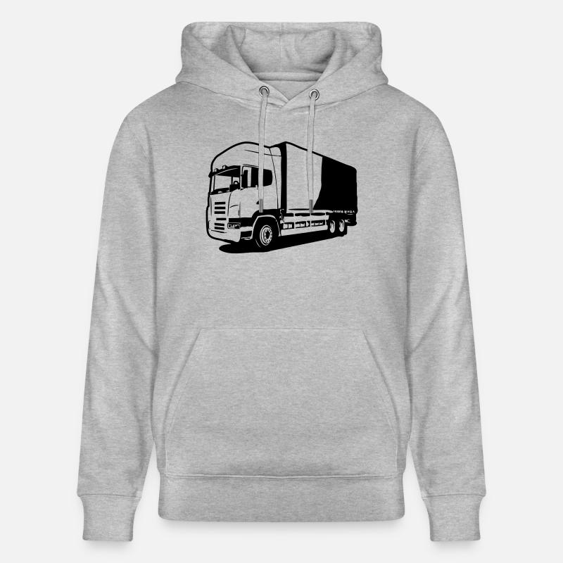 Camion camion normale - Sweat à capuche bio CRUISER Stanley/Stella Unisexe - gris chiné