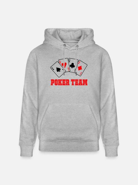 Poker Team - Stanley/Stella CRUISER Unisex Organic Hoodie - heather grey