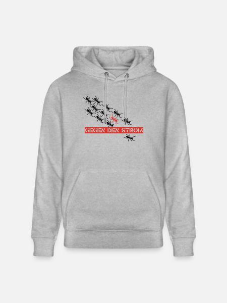 Ants - Stanley/Stella Unisex Bio-Hoodie CRUISER - Grau meliert