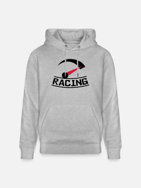 racing_gas - Stanley/Stella CRUISER Unisex Organic Hoodie - heather grey