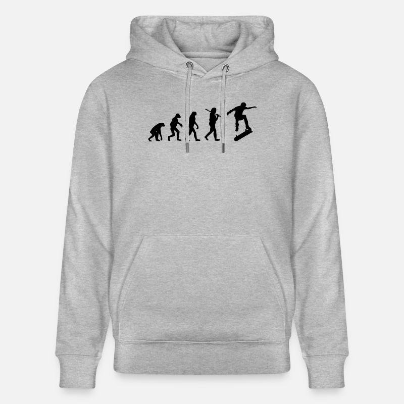 Evolution skate - Sweat à capuche bio CRUISER Stanley/Stella Unisexe - gris chiné