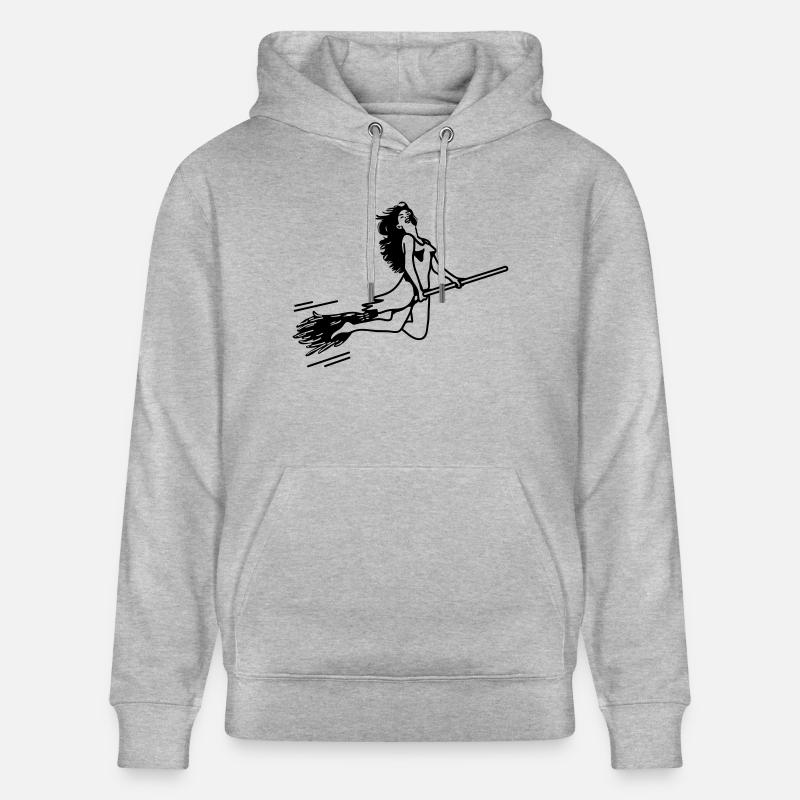 witch - Sweat à capuche bio CRUISER Stanley/Stella Unisexe - gris chiné