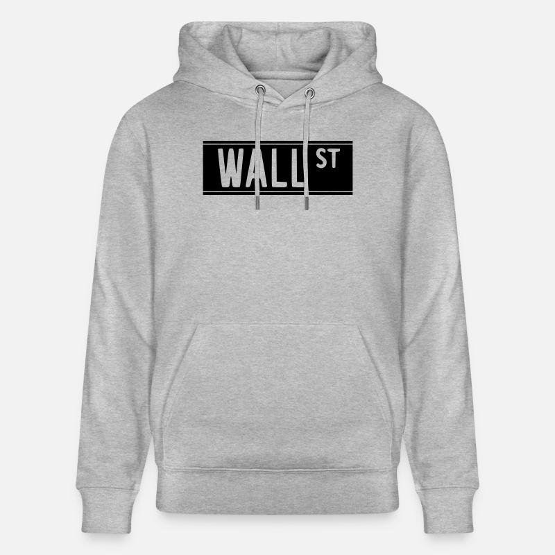 Wall Street 1 - Sweat à capuche bio CRUISER Stanley/Stella Unisexe - gris chiné