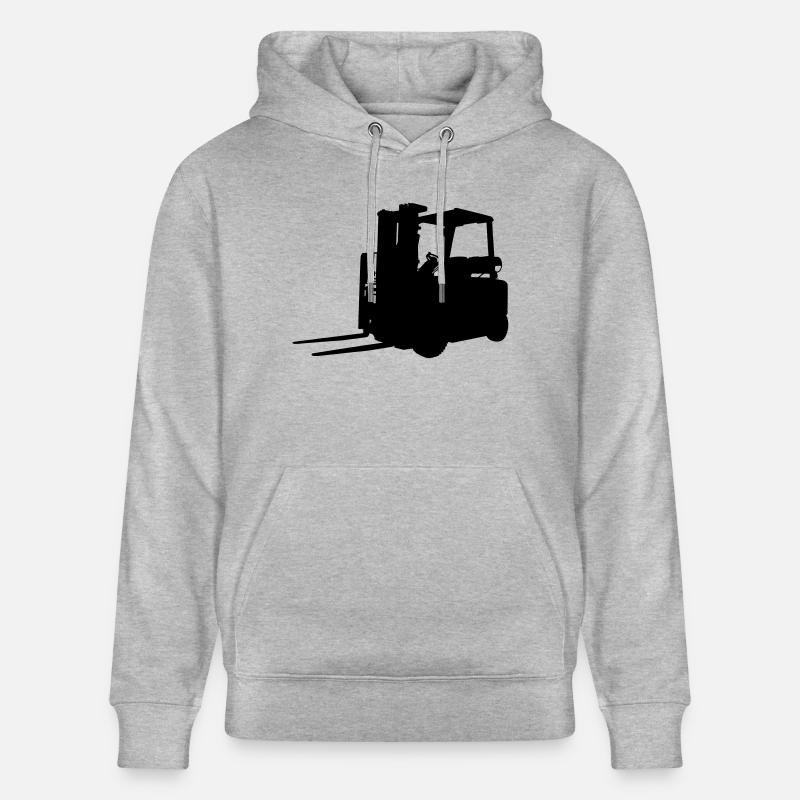 Chariots élévateurs - Sweat à capuche bio CRUISER Stanley/Stella Unisexe - gris chiné