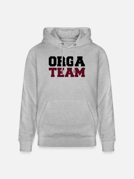 orga-team - Stanley/Stella Unisex Bio-Hoodie CRUISER - Grau meliert