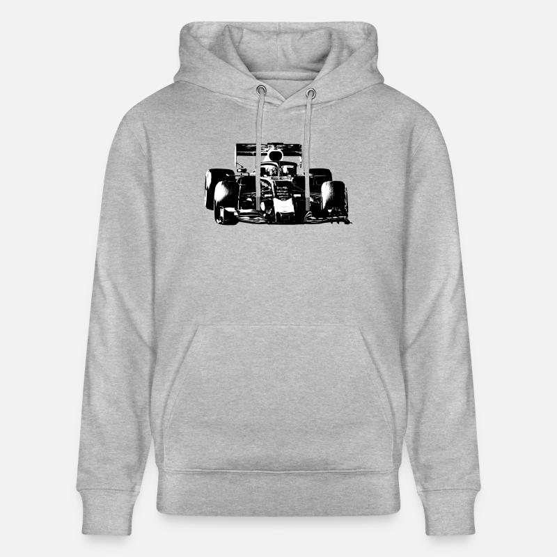 Voiture de course - Sweat à capuche bio CRUISER Stanley/Stella Unisexe - gris chiné