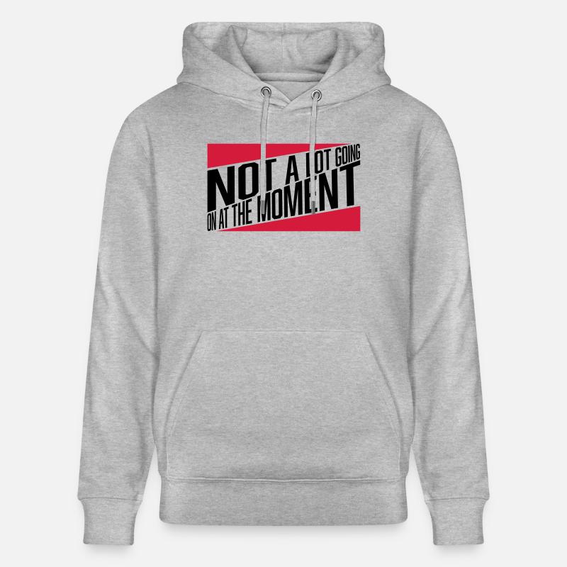 Not much going on - Stanley/Stella Unisex Bio-Hoodie CRUISER  - Grau meliert