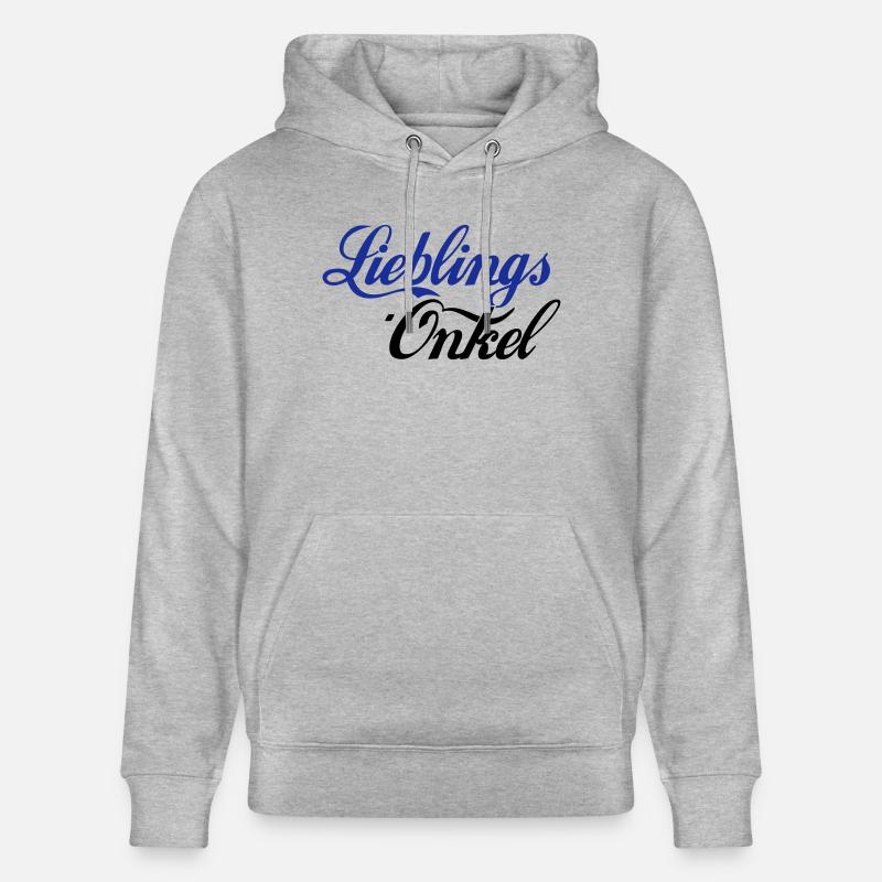 Lieblings Onkel - Stanley/Stella Unisex Bio-Hoodie CRUISER  - Grau meliert