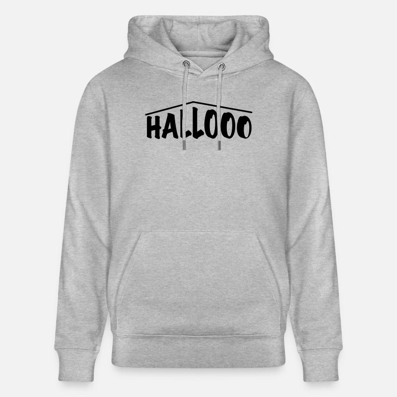 hallooo - Sweat à capuche bio CRUISER Stanley/Stella Unisexe - gris chiné