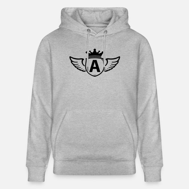 a - Sweat à capuche bio CRUISER Stanley/Stella Unisexe - gris chiné