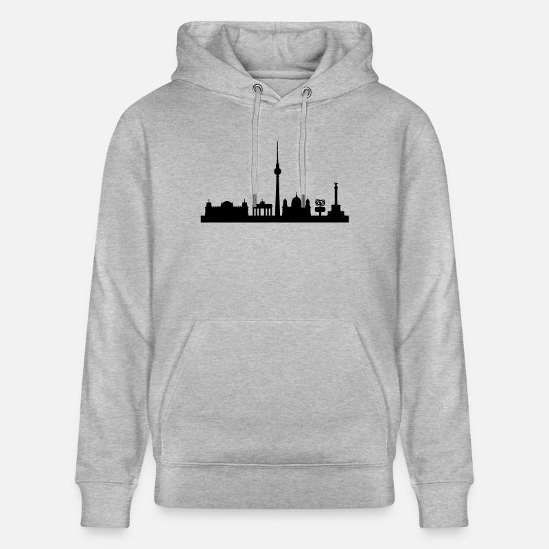 Berlin2 - Sweat à capuche bio CRUISER Stanley/Stella Unisexe - gris chiné
