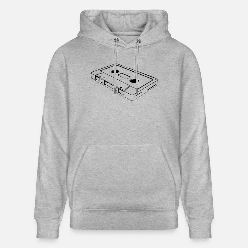 Kassette Cassette - Stanley/Stella Unisex Bio-Hoodie CRUISER  - Grau meliert