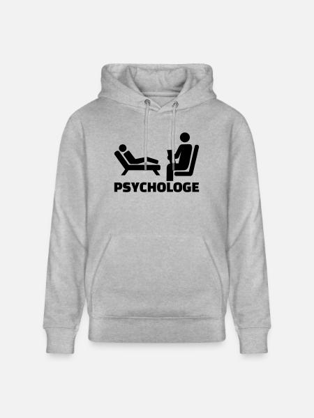 Psychologe - Stanley/Stella Unisex Bio-Hoodie CRUISER - Grau meliert