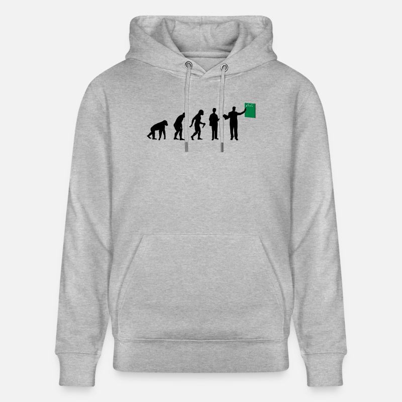 Teacher Evolution - Stanley/Stella Unisex Bio-Hoodie CRUISER - Grau meliert