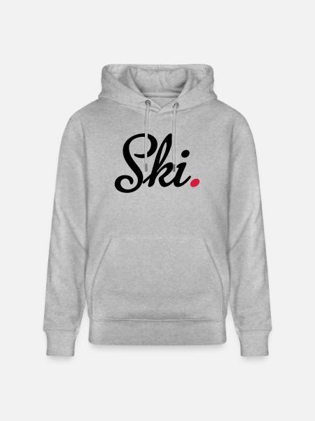 ski - Stanley/Stella Unisex Bio-Hoodie CRUISER - Grau meliert