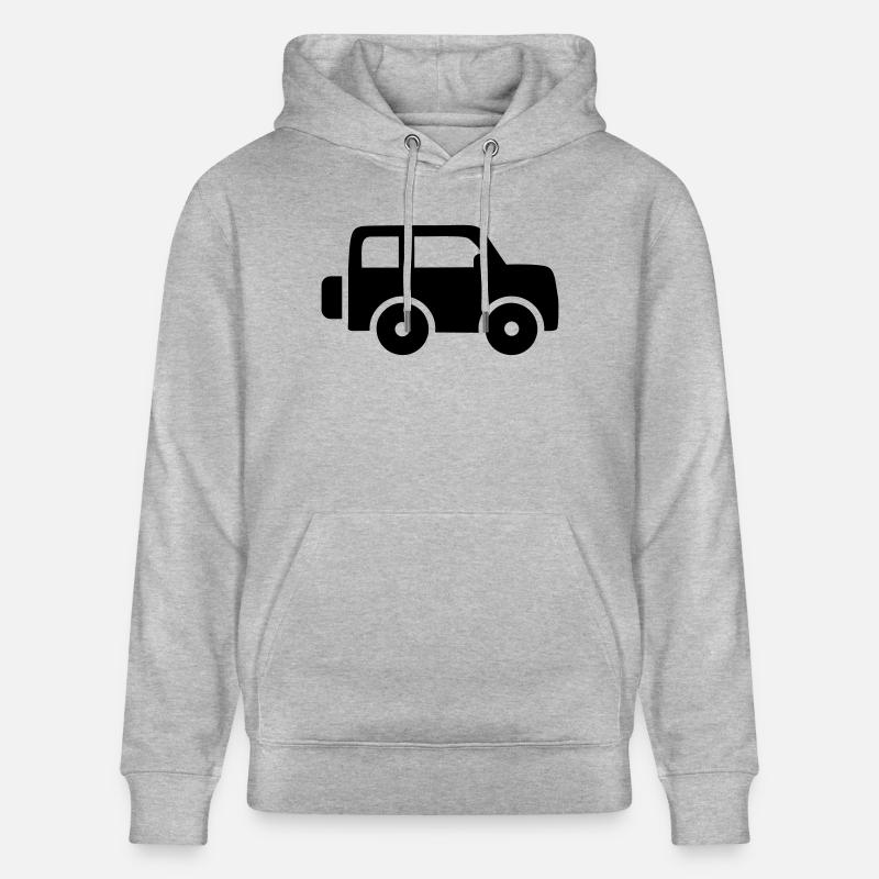 Voiture - Sweat à capuche bio CRUISER Stanley/Stella Unisexe - gris chiné