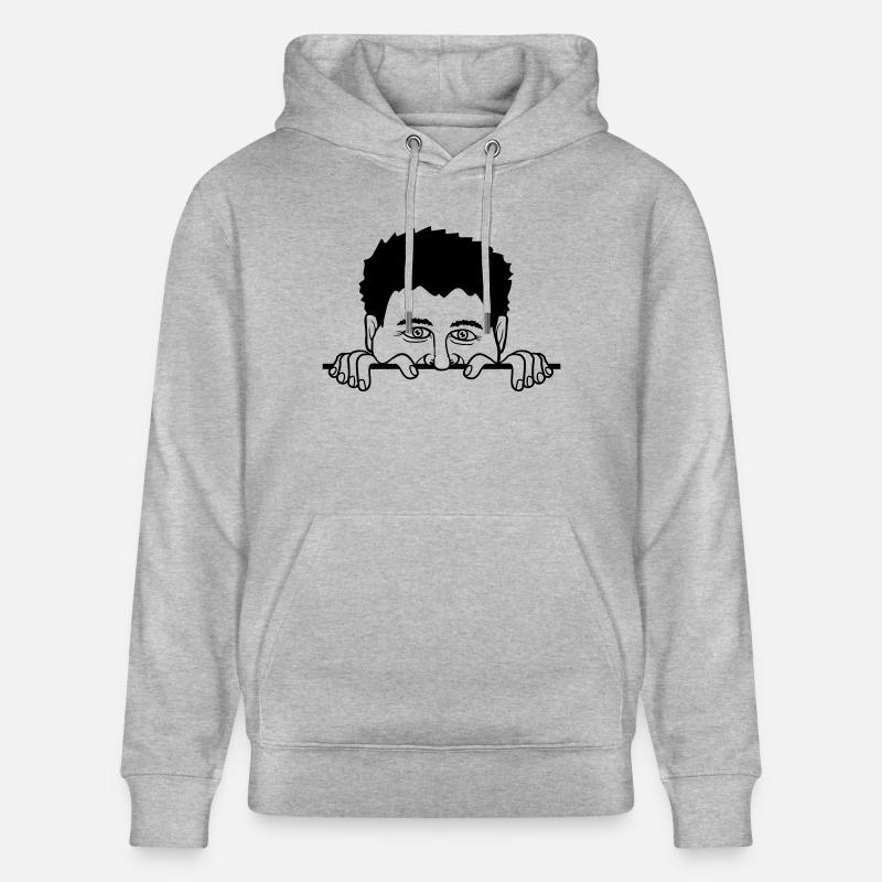Hinter Mauer Mann - Stanley/Stella Unisex Bio-Hoodie CRUISER  - Grau meliert