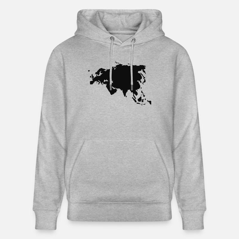 Eurasie - Sweat à capuche bio CRUISER Stanley/Stella Unisexe - gris chiné