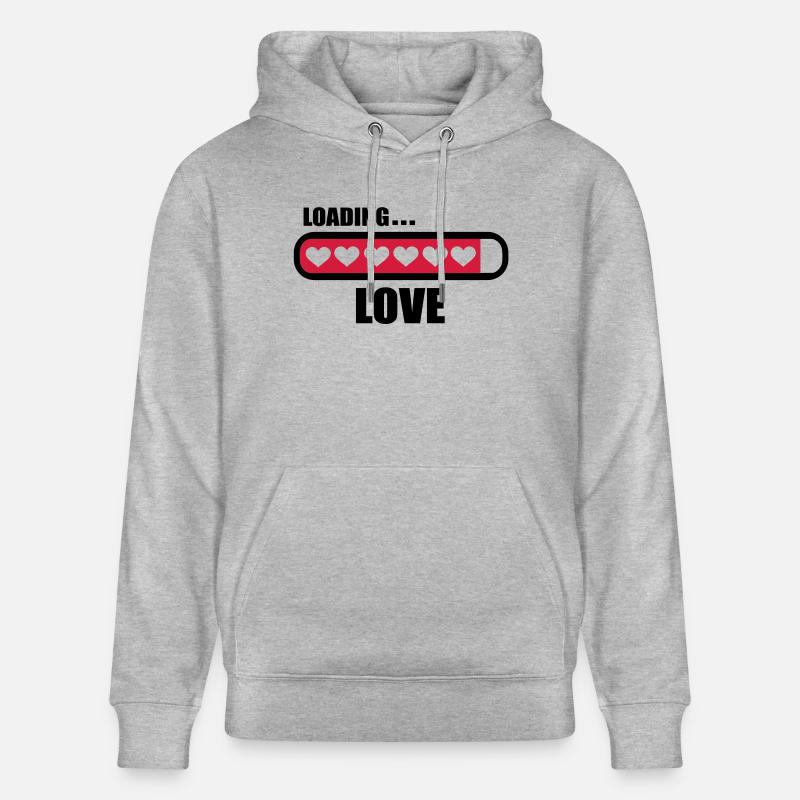 Amour loading - Sweat à capuche bio CRUISER Stanley/Stella Unisexe - gris chiné