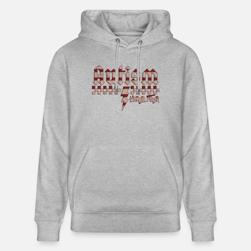 Autismus-Bewusstsein: anders, anders, besser - Stanley/Stella Unisex Bio-Hoodie CRUISER  - Grau meliert