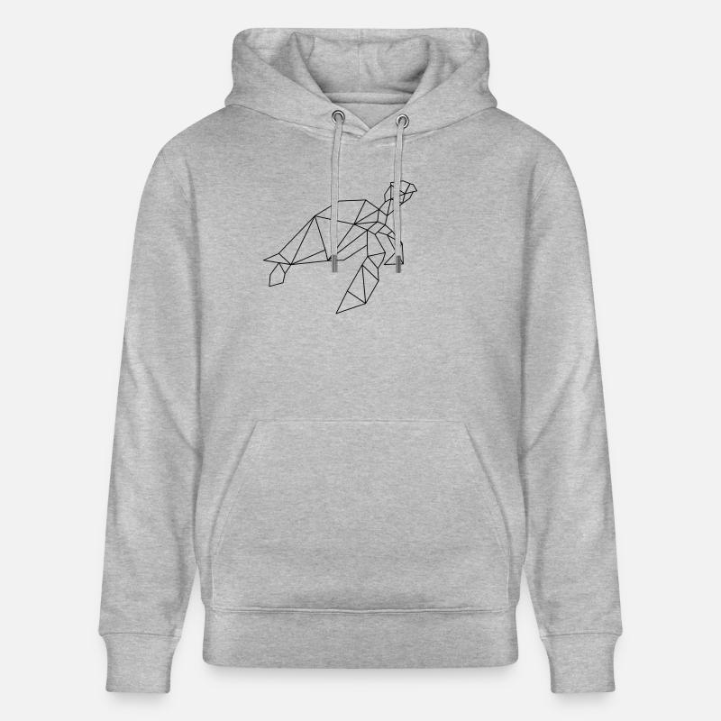 Schildkröte - Sweat à capuche bio CRUISER Stanley/Stella Unisexe - gris chiné