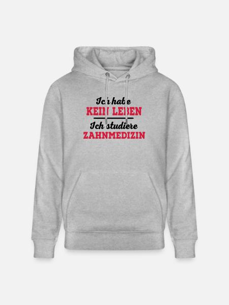Zahnmedizin - Stanley/Stella Unisex Bio-Hoodie CRUISER - Grau meliert