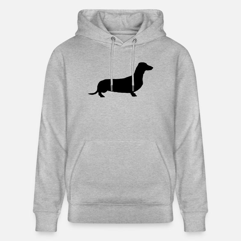 Dackel - Stanley/Stella Unisex Bio-Hoodie CRUISER  - Grau meliert