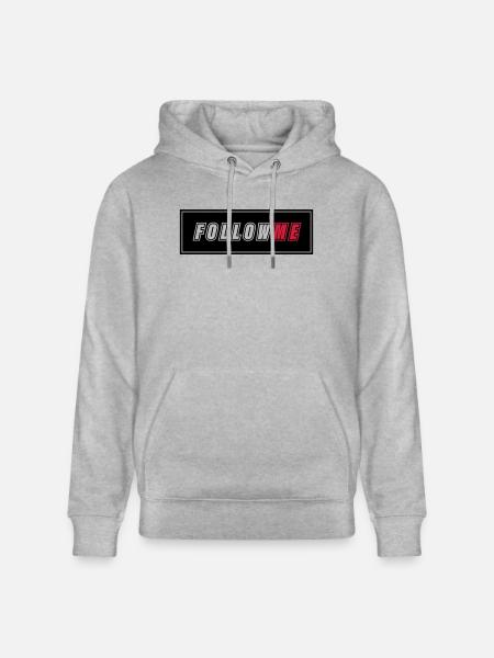 FOLLOW ME - Stanley/Stella Unisex Bio-Hoodie CRUISER  - Grau meliert