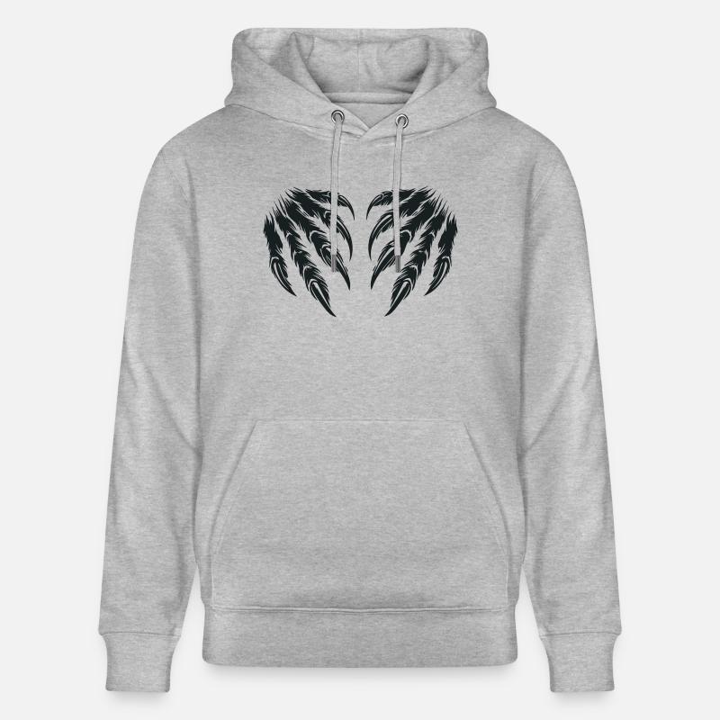 Griffes 2 - Sweat à capuche bio CRUISER Stanley/Stella Unisexe - gris chiné