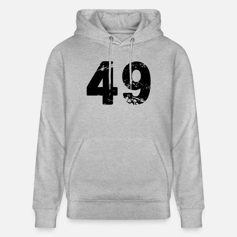 49 - Sweat à capuche bio CRUISER Stanley/Stella Unisexe - gris chiné