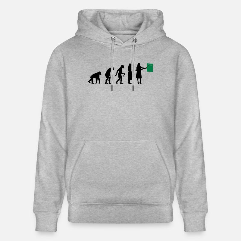 Lehrer Evolution - Stanley/Stella Unisex Bio-Hoodie CRUISER  - Grau meliert
