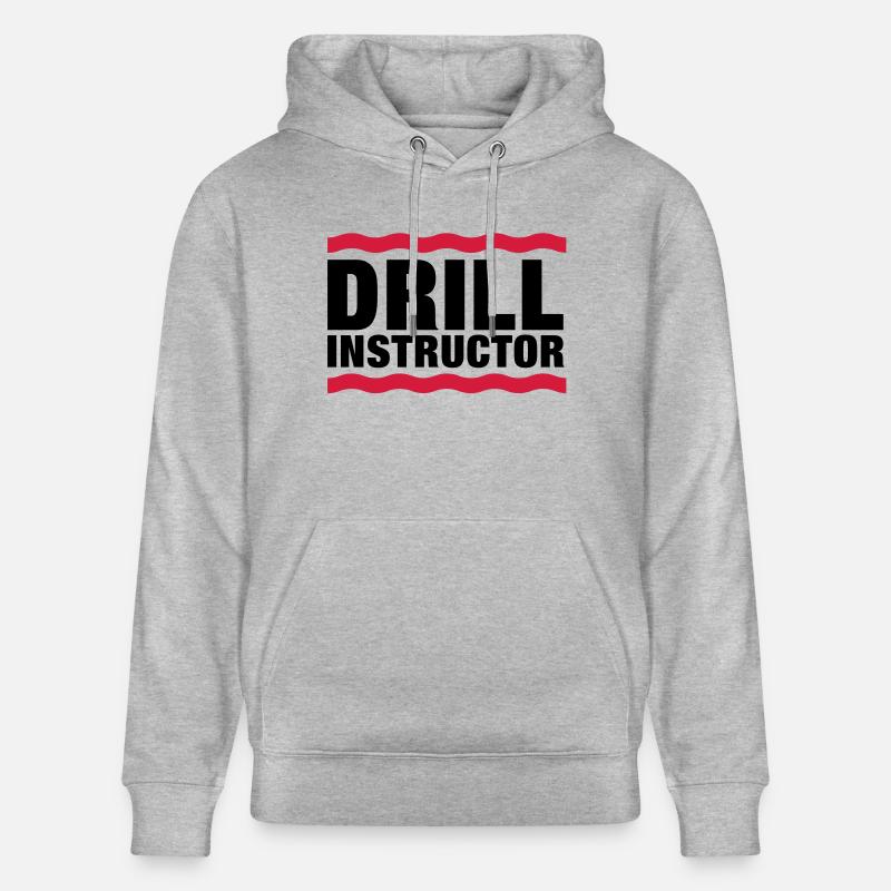 drill_instructor__f2 - Sweat à capuche bio CRUISER Stanley/Stella Unisexe - gris chiné