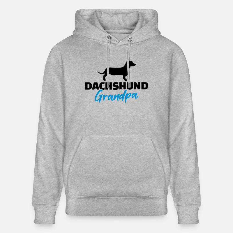 Teckel - Sweat à capuche bio CRUISER Stanley/Stella Unisexe - gris chiné