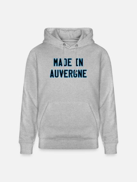 made in auvergne - Sweat à capuche bio CRUISER Stanley/Stella Unisexe - gris chiné